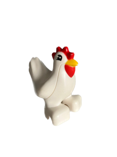 Lego Duplo slepice, malinko sedřený potisk